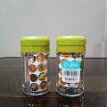 Set of 2  Ziba  Plastic   Salt and   Pepper  shaker   , spice shakers  ,  tooth pick holder. 