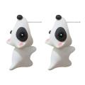 Animal Biting Earrings Cute Animal Cartoon Dinosaur Bite Ear Stud Small Animal Dinosaur Earrings Shark Metal Cute Mini Jewelry. 
