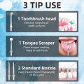 ZACCER Oral Irrigator (M209) Water Flosser with 4 Modes and 4 Nozzles, 310 ml Waterflosser Wireless  IPX7 Waterproof, Portable Dental Shower, USB Rechargeable Teeth Cleaning, Oral Irrigator for Travel & Home. 