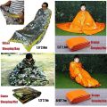 [HOT] New Thermal Keep Warm PE Emergency Blanket Waterproof Camouflage Portable Emergency Blanket Survival Sleeping Bag Outdoor Tool. 