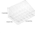 24 Grid Plastic Makeup Organizer Storage Box Cosmetic Box Lipstick Jewelry Box Case Holder Display S. 