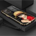 Casing For OPPO A92 4G OPPO A52 4G OPPO A72 4G Luxury Cartoon OnePiece Luffy Camera Protection Phone Case Plating Edges Silicone Soft Cover With Free Lanyard. 