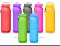 Silicone Collapsible Water Bottles Travel Sport Silicon Portable Foldable Water Bottle. 