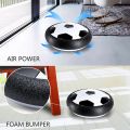 Air Floating Soccer Ball With LED Light And Soft Foam Bumper(Battery Operated). 