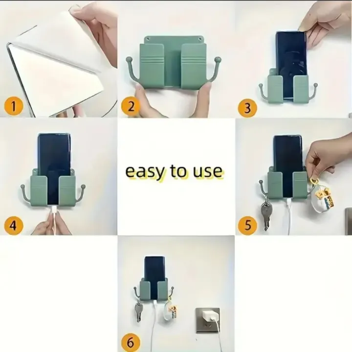 Wall%20Mobile%20Phone%20Holder%20%7C%20Strong%20Adhesive%20%7C%20Space%20Saving%20%7C%20Universal%20Mount%20%7C%20Perfect%20for%20Charging%20&%20Storage%20-%20Image%204