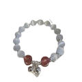 Full of good luck Hollow bracelet Sophisticated High quality Glass/Glass Adjustable bell bracelets Women's/girls' About 20cm Charm jewelry gift for Daily wear Party accessories. 