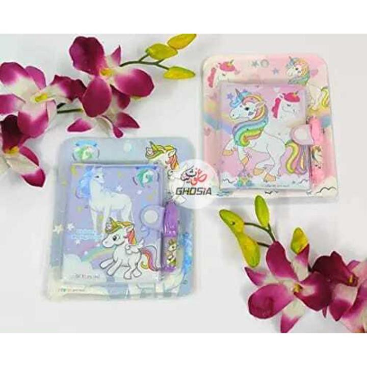 Autograph Problix Unicorn Small Diary in a Beautiful Pack with Free