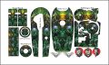 complete 70cc bike chain cover engine and fornt shock sticker. 