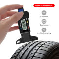 YIERYI Digital Tyre Tire Tread Depth Gauge Tire Tester Tread Checker Auto Tire Wear Detection Measuring Tool. 