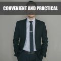Men's Tie Clip Clips for Suit Formal Wear Holder Business Necktie Bar Alloy Pinch. 