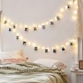 LED Photo Clip String Lights 5M 20 Clips 5v AAA Battery and USB Warm White LEDs Operated Fairy Bedroom Home Decoration for Hanging Photos. 