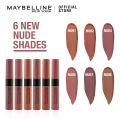 Maybelline New York Color Sensational Liquid Matte Lipstick - NU04 Bare Temptations - The Nudes Collection. 