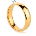 Unisex Simple Titanium Steel Couple Band Ring Engagement Wedding Jewelry Gift. 