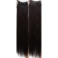 Straight Hair Extension - Natural Brown. 