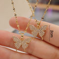 Korean Fashion Golden Pendant Butterfly Necklace for Women neck chain Podazz. 