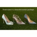 6 Pairs Heel Protectors 3 SIZES Stoppers for High Heels Shoes,Walk No Sinking. 