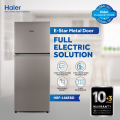 Haier 6.5 Cu Ftc / E-Star Series / HRF-186 EBD (Deepest Freeze + Direct Cool + 1 Hour Icing Technology + Metal Door) Golden Colour / Refrigerator / 10 Years Brand Warranty.. 