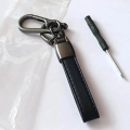 1-PC Premium Quality Carbon Fiber PU Leather Car Metal Keychain with Honda,Toyota, Kia, Suzuki, Mazda, logo Design, for Gifting and Improving personality.. 