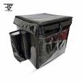 Heavy duty waterproof medium size insulated food delivery bag with bottle pocket, fast food delivery bag / thermal insulated bag / pizza delivery bag, home delivery bag, restaurant bag, takeaway bag. 