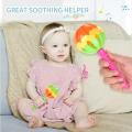 Lolly pop shape baby shaking rattle - Hand rattle - Jhunjhuna - Multi color Hand Jingle Shaking Bell - Rattles toys Plastic Baby Toys. 