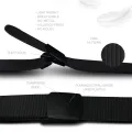 Men's Imported  Easy Adjustable Breathable Nylon Fabric Casual Belt With Buckle for boys and men in 5 colors. 