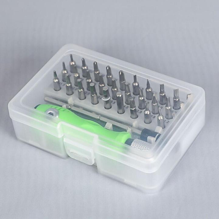 Tournevis Magnétique Multifonction 32-en-1 - Acier Chromé Pour Réparations