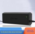 72V 10A Electric Bike Charger 84V 10A Lithium Fast Charger Self Stop Li-Ion Battery Intelligent Charger Output with Fan EU &Triangle Plug. 