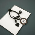 Creative Chip Keychain Eye-Catching Compact Colorful Number Plate Pendant Trendy Lightweight Dice Decoration for Gift Use. 
