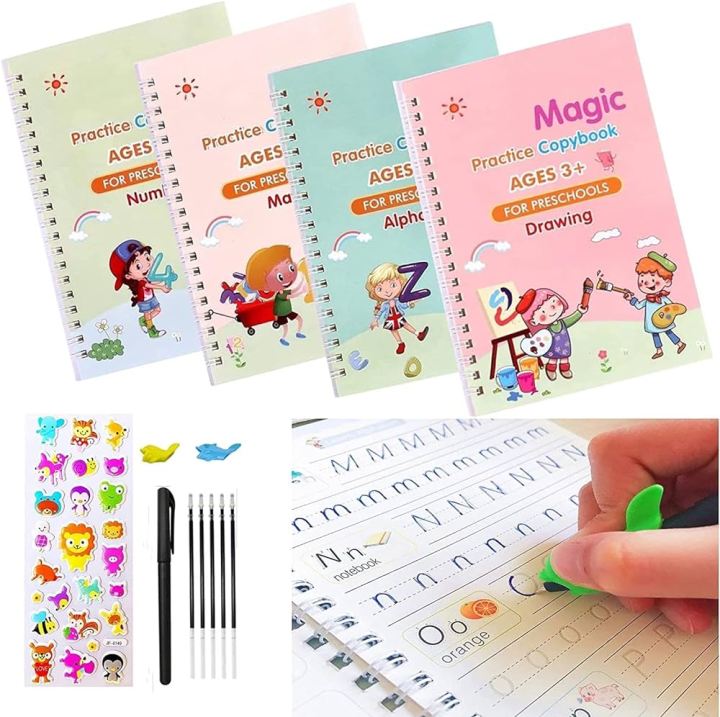 Kids Hand Writing Improvement Book - Practice Magic Book