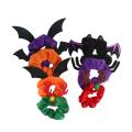 Plush Cute For Girls Cloth Bat Spider Antler Christmas Elastic Hair Bands Women Hair Rope Ponytail Holder Flannel Scrunchies. 