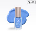 QT Quetee Beauty Peel Off Nail Polish,Shimmery Glitter Nail Paint with Glossy Matte Finish, Quick Dry Long Lasting Nail Color, Korean Skin-Friendly Safe Formula, Easy Application, High Pigment Shine, Trendy Nail Polish for Women Girls Party & Daily Wear. 