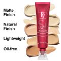 1PCS  FV Liquid Foundation Makeup, Full Coverage Oil Control Flawless 12 Hour Long Lasting Concealer Matte Foundation.. 