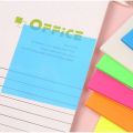 50 Sheets Waterproof PET Transparent Sticky Note Memo Pad Daily To Do List Post It Notes School Stationery. 