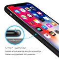 IPHONE 11 PRO MATE BLACK SOFT SILICON BACK COVER. 