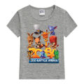 Zooba Battle Arena - Happy Kids T-Shirt Lovely Graphic T Shirt Kids Summer Short Sleeve T-shirt Y2K Tops Boy Girl Cartoon Tees. 