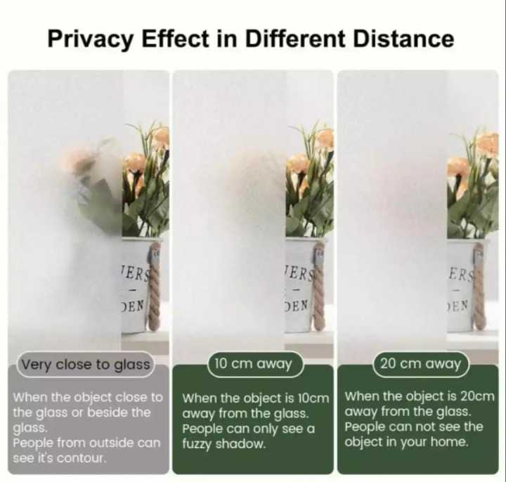 frosted paper 3 feet width lenght multiple sizes - door paper / glass paper / mirror paper / privacy film multiple sizes