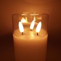 LED CANDLE WITH 3 LID FLAMELESS BATTERY OPERATED LED CANDLE. 