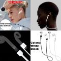 Anti Lost Earphones Rope Holder Cable For Air-Pods Strap Wireless Bluetooth Headphone Neck Strap Cord String 55CM TWS Anti Lost Ear phones Headset Hanging Lanyard Drop Air Pods Accessory Loop Earbuds Accessories Skin Friendly Airpods Band Neckband. 