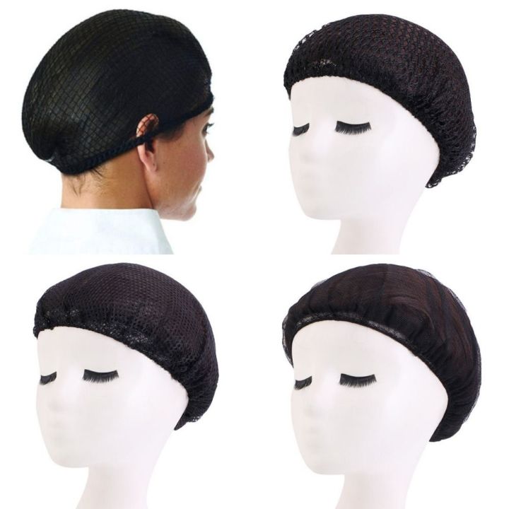 Hair Styling Mesh Hair Net Weaving Wig Cap Head Cover Night Cap Elastic ...