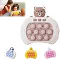 Pop Fidget Games for Kids Breakthrough Puzzle Game Machine Push Bubble Pop Puzzle Game Light Quick Push Game Console Push Button Toy for Kids Girl Boy Birthday Gift Poplight Antistress Fidget Toys. 