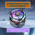 S6 Magnetic Semiconductor Phone Cooler Mobile Cooling Fan Phone Radiator Fan Portable Mobile Phone Cooling Fan Game Cooler For Tablet & Phones For PUBG Phone Cooler System Heat Sink Controller. 