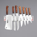 MKTRADERS, MK020A, kitchen knives set, Blade made of stainless steel 7 different kinds of knives with complete wood handles and the finest quality blades.. 