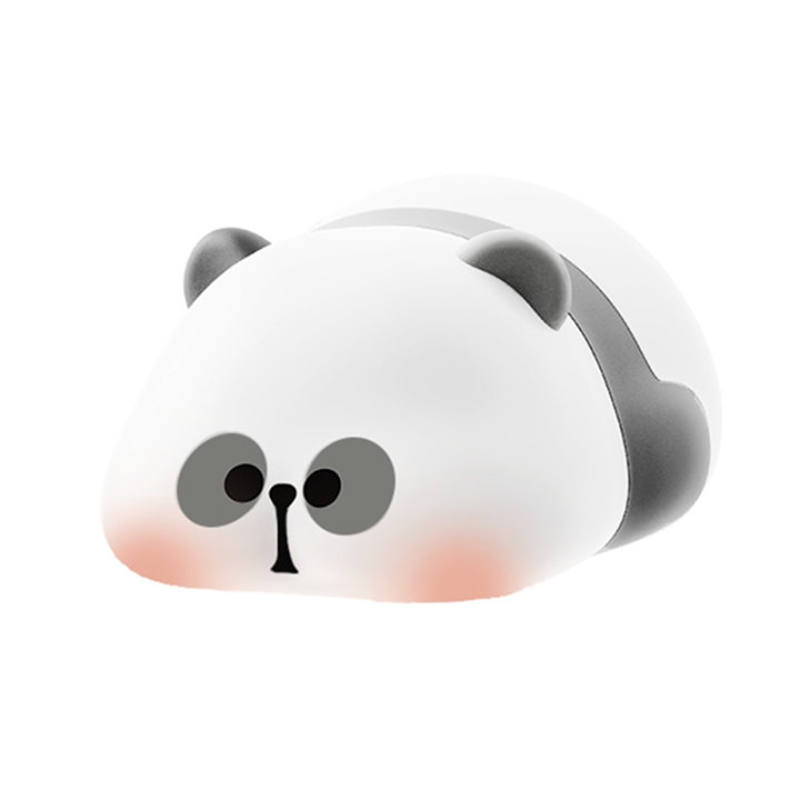 Panda Animal Lamp Squishy Lamp 3 Level Dimmable Silicone Touch Night Light for Room Decor