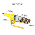 High Quality 220V 600W Temperature Controlled Automatic Heating PPR PE PP Meter Tube Pipe Welding Machine + 3 Heads Kits Instrument With Box. 