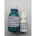 Kiwosol and Bekromint for screen printing- screen printing coat-sensitizer drop. 