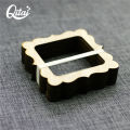 Square Big Photo Frame QITAI 12Pieces/lot Wooden Veneer Shape Frames Scrapbooking Products DIY Card Crafts Home Decoration WF047. 