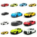 Diecast Car Model Simulation Sports Car Toy Vehicle Collection Nissan GTR / Lamborghini/ Bugatti / Toyots Supra/ Porsche/ Ferrrari. 