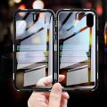 【 ETOP 】 For iPhone 11 Pro X Xs Max XR 8 7 6 6s Plus Phone Case, Double Sided Glass 360 Full Cover Magnetic Adsorption Metal Frame Casing. 