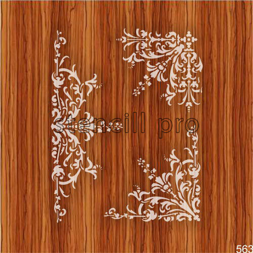 Floral%20Corner%20and%20Border%20Reusable%20Stencil%20for%20Crafting%20and%20Decorating%20-%20Image%202