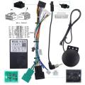 FLYEER 16Pin Car Audio Wiring Harness Audio Cord with Canbus Box for Chevrolet CAVALIER Spark Onix 2018-2020. 